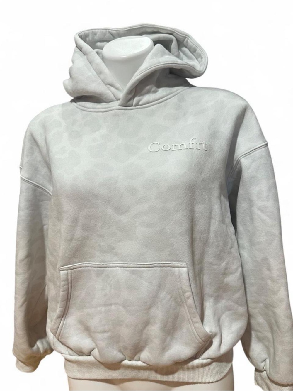 Comfort Kids Hooded Pullover Jacket in Light Gray - Picture 2 of 6